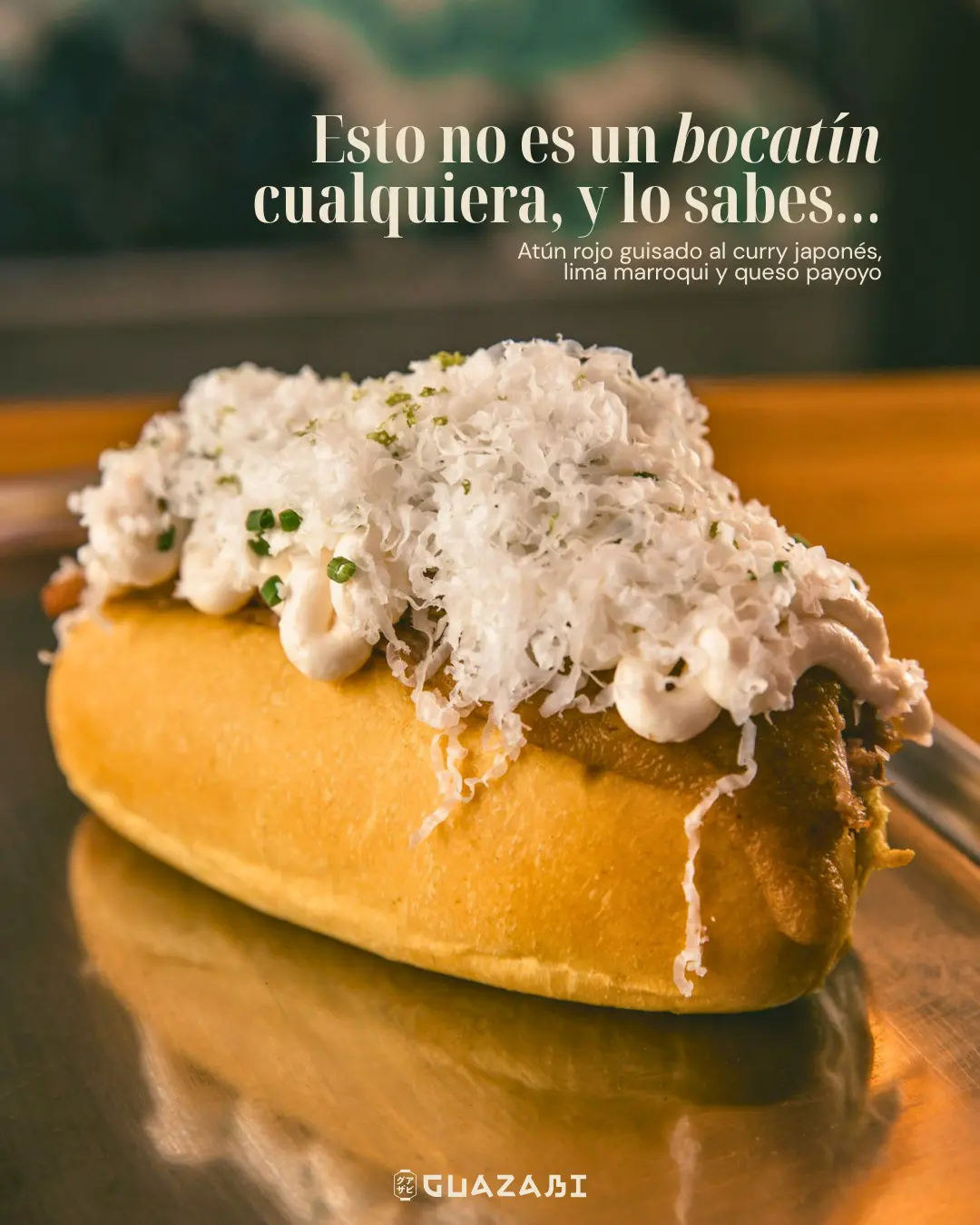 Bocatín de atún guisado al curry japonés