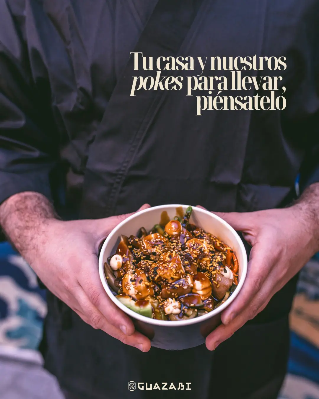 Poke Bowl de atún flameado